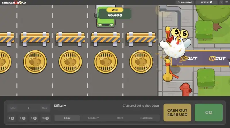 Chicken Road 2.0 - captura de tela do jogo
