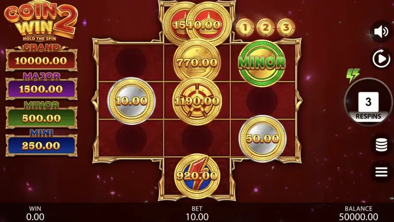 Coin Win 2: Hold the Spin - captura de tela do jogo