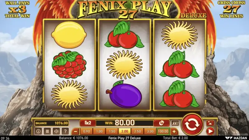 Fenix Play 27 Deluxe - captura de tela do jogo