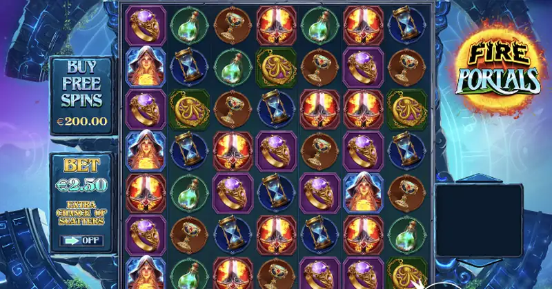 Fire Portals - imagem do jogo (Pragmatic Play)