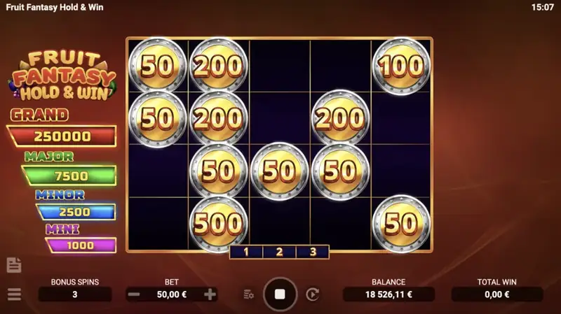 Fruit Fantasy Hold and Win - captura de tela do jogo