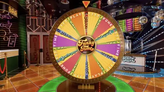 Funky Time - estúdio e roda do jogo