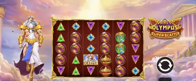 Gates of Olympus Super Scatter - captura de tela do jogo