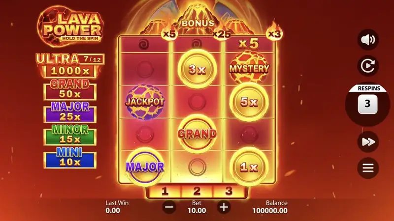 Lava Power: Hold The Spin - imagem do jogo