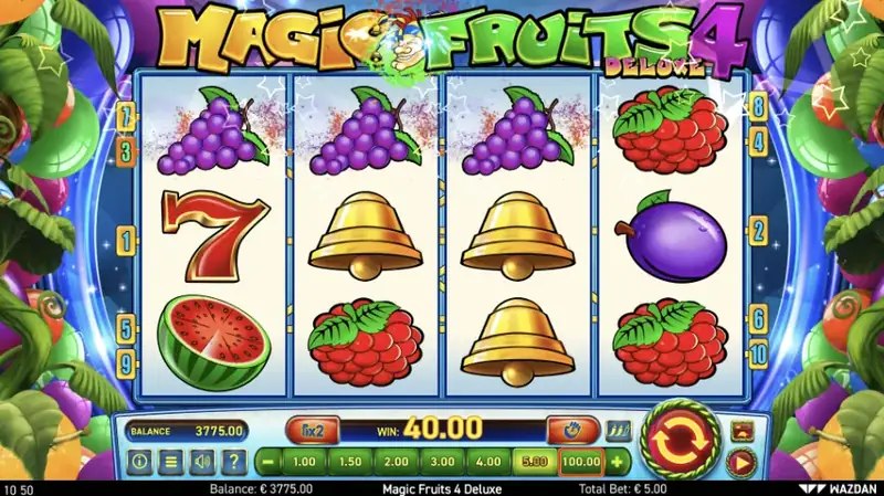 Magic Fruits 4 Deluxe - captura de tela do jogo
