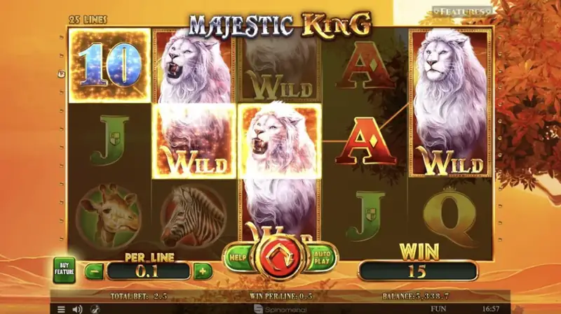 Majestic King - imagem do jogo