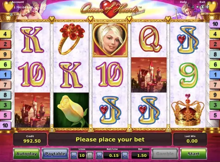 Queen of Hearts deluxe - captura de tela do jogo
