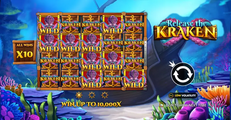 Release the Kraken - imagem do jogo (Pragmatic Play)