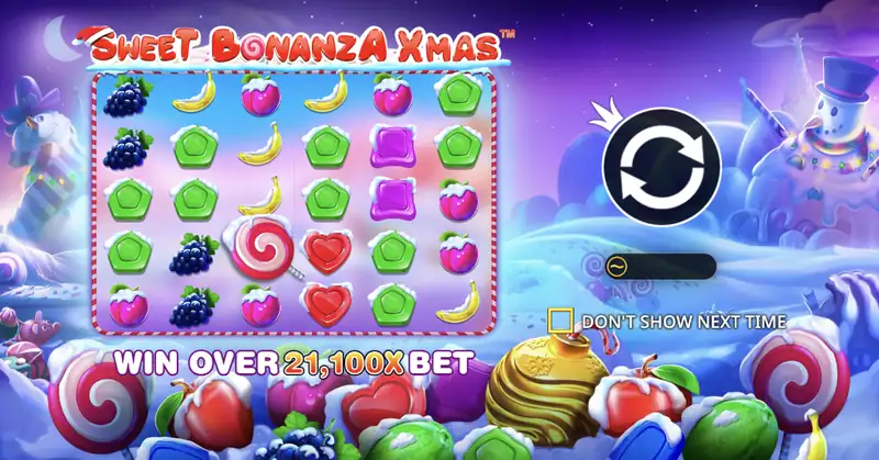 Sweet Bonanza Xmas - imagem do jogo